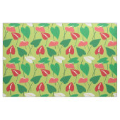 Farbenfrohe Flamingo-Blume Stoff (Yard (91,4 cm))