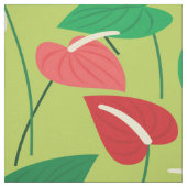 Farbenfrohe Flamingo-Blume Stoff (Muster)