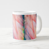 Farbenfrohe Flamingo Feathers Spezialität Tasse (Vorderseite Rechts)