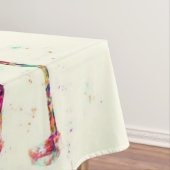 Farbenfrohe Flamingo Prinz Lover Tischdecke (Beispiel)