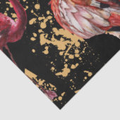 Farbenfrohe Flamingo Serie Design 18 Seidenpapier (Ausschnitt)