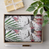 Farbenfrohe Flamingo Serie Design 20 Seidenpapier (Geschenk)