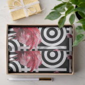 Farbenfrohe Flamingo Serie Design 6 Seidenpapier (Geschenk)