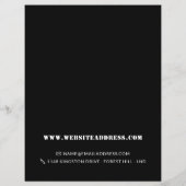 Farbenfrohe Flammen, Gasingenieur und Lieferantenw Flyer (Hinten)