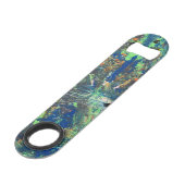 Farbenfrohe Flaschenöffner aus Edelstahl (Vorderseite Schrägansicht)