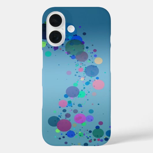 Farbenfrohe Flecken Case-Mate iPhone Hülle (Rückseite)