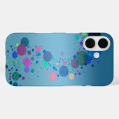 Farbenfrohe Flecken Case-Mate iPhone Hülle (Rückseite (Horizontal))