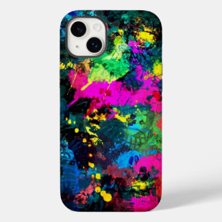 Farbenfrohe Fleckenkunst Case-Mate iPhone 14 Plus Hülle