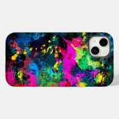 Farbenfrohe Fleckenkunst Case-Mate iPhone Hülle (Rückseite (Horizontal))