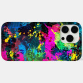 Farbenfrohe Fleckenkunst Case-Mate iPhone Hülle (Rückseite (Horizontal))