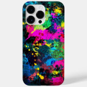Farbenfrohe Fleckenkunst Case-Mate iPhone Hülle (Rückseite)