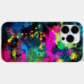 Farbenfrohe Fleckenkunst Case-Mate iPhone Hülle (Rückseite (Horizontal))