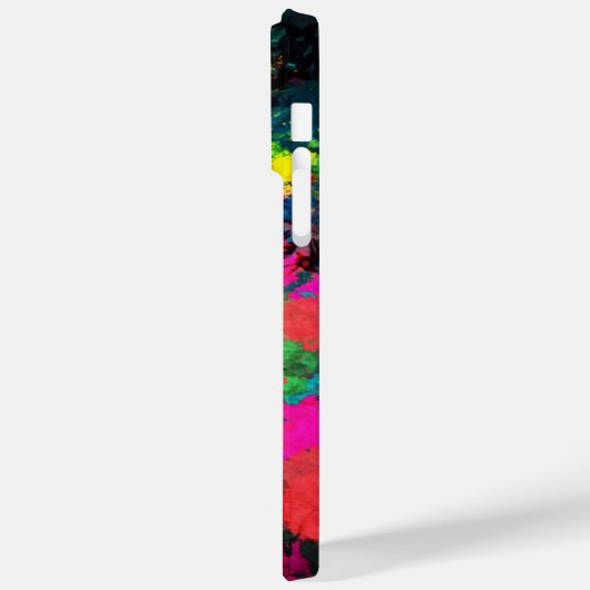 Farbenfrohe Fleckenkunst Case-Mate iPhone Hülle (Rückseite / Links)