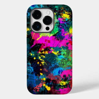 Farbenfrohe Fleckenkunst Case-Mate iPhone 14 Pro Hülle