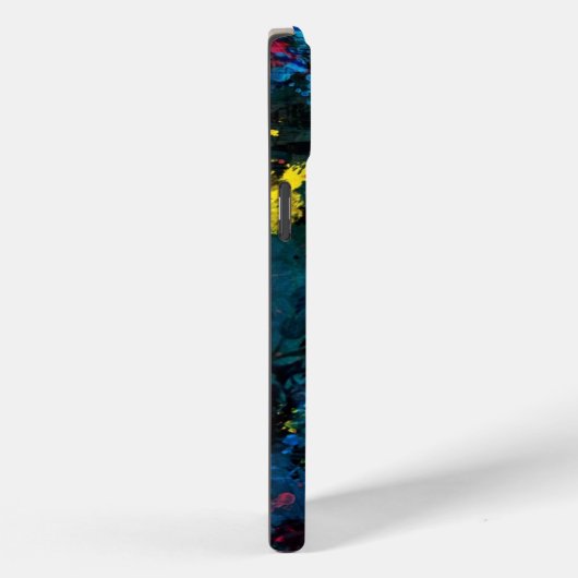 Farbenfrohe Fleckenkunst Case-Mate iPhone Hülle (Rückseite / Rechts)