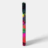 Farbenfrohe Fleckenkunst Case-Mate iPhone Hülle (Rückseite / Links)