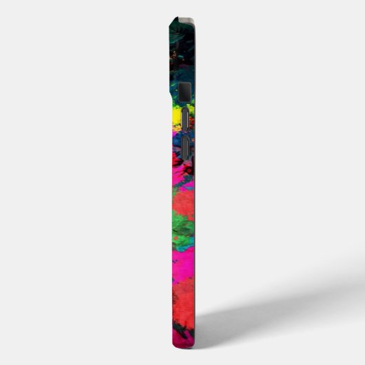 Farbenfrohe Fleckenkunst Case-Mate iPhone Hülle (Rückseite / Links)