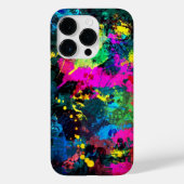 Farbenfrohe Fleckenkunst Case-Mate iPhone Hülle (Rückseite)