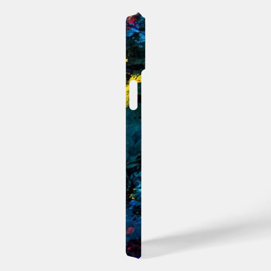 Farbenfrohe Fleckenkunst Case-Mate iPhone Hülle (Rückseite / Rechts)