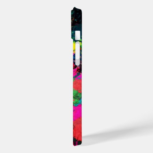 Farbenfrohe Fleckenkunst Case-Mate iPhone Hülle (Rückseite / Links)