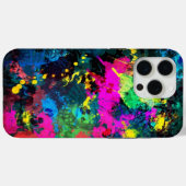 Farbenfrohe Fleckenkunst Case-Mate iPhone Hülle (Rückseite (Horizontal))