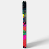 Farbenfrohe Fleckenkunst Case-Mate iPhone Hülle (Rückseite / Links)