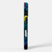 Farbenfrohe Fleckenkunst Case-Mate iPhone Hülle (Rückseite / Rechts)