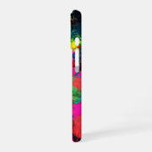 Farbenfrohe Fleckenkunst iPhone 16 Hülle (Linke Seite)