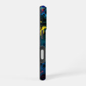 Farbenfrohe Fleckenkunst iPhone 16 Hülle (Rechte Seite)