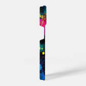 Farbenfrohe Fleckenkunst iPhone Hülle (Rechte Seite)