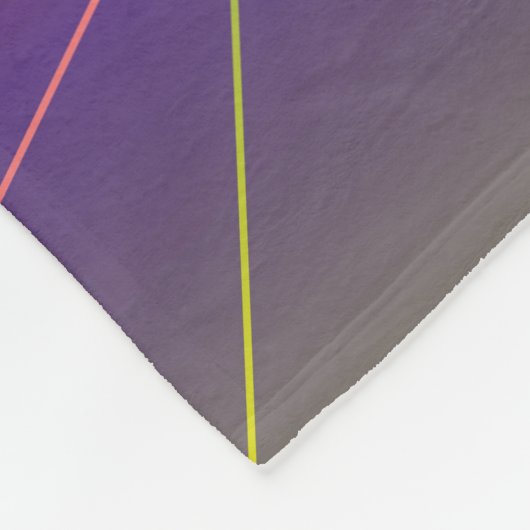 Farbenfrohe Fleece Blanket (Ecke)