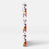 Farbenfrohe Fliegende Frösche iPhone Hülle (Linke Seite)