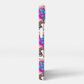 Farbenfrohe Fliegende Frösche iPhone Hülle (Rechte Seite)