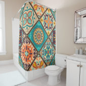 Farbenfrohe Fliesen aus Fliesen: islamische Motive Duschvorhang (Beispiel)