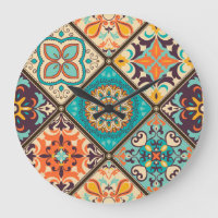 Farbenfrohe Fliesen aus Fliesen: islamische Motive