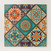 Farbenfrohe Fliesen aus Fliesen: islamische Motive Puzzle (Horizontal)
