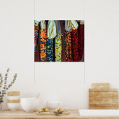 Farbenfrohe Flinte oder indischer Mais Poster (Küche)