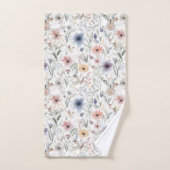 Farbenfrohe Flora Wasserfarbe Set Styl Botanica (Handtuch)