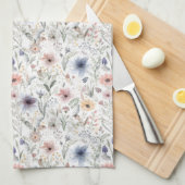 Farbenfrohe Flora Wasserfarbe Set Styl Botanica Geschirrtuch (Viertel Falte)