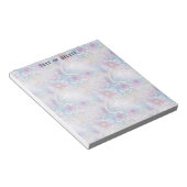 Farbenfrohe florale Frühlingsbeizen Notepad Notizblock (angewinkelt)