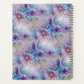 Farbenfrohe florale Frühlingsmänner für Hochzeitsp Planer (Rückseite)