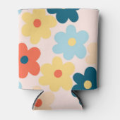 Farbenfrohe florale Lebensfreude Botanischer Frühl Dosenkühler (Vorderseite)