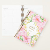 Farbenfrohe florale Monogramm Wasserfarben Botanis Planer (Anzeige)