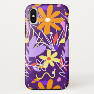 Farbenfrohe florale Muster Case-Mate iPhone Case