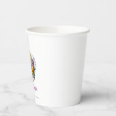 Farbenfrohe Florale Ostern Pappbecher (Links)