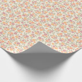 farbenfrohe Florals Geschenkpapier (Ecke)