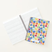 Farbenfrohe Florals SpiralNotebook Notizblock (Innenseite)