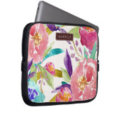 Farbenfrohe Florenz Laptopschutzhülle (Vorne Rechts)