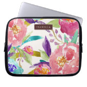 Farbenfrohe Florenz Laptopschutzhülle (Vorderseite)