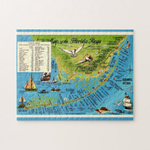 Farbenfrohe Florida Keys 11x14 Jigsaw Puzzle